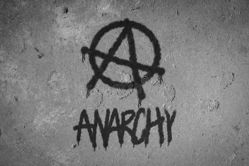 Graffiti and the Anarchy Symbol Spray Paint photo 2