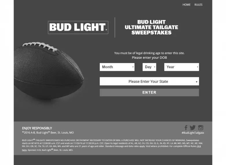 Bud Light Football Sweepstakes photo 1